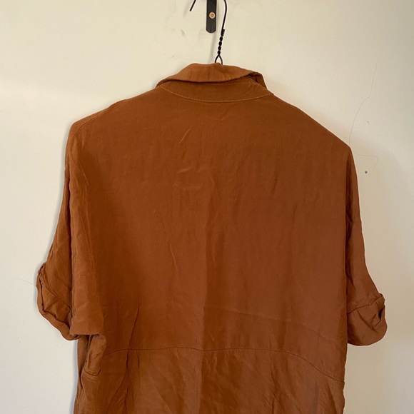 Burnt Orange Blouse - Picture 2 of 3